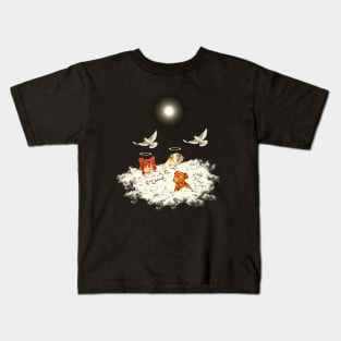 angel dog heaven Kids T-Shirt